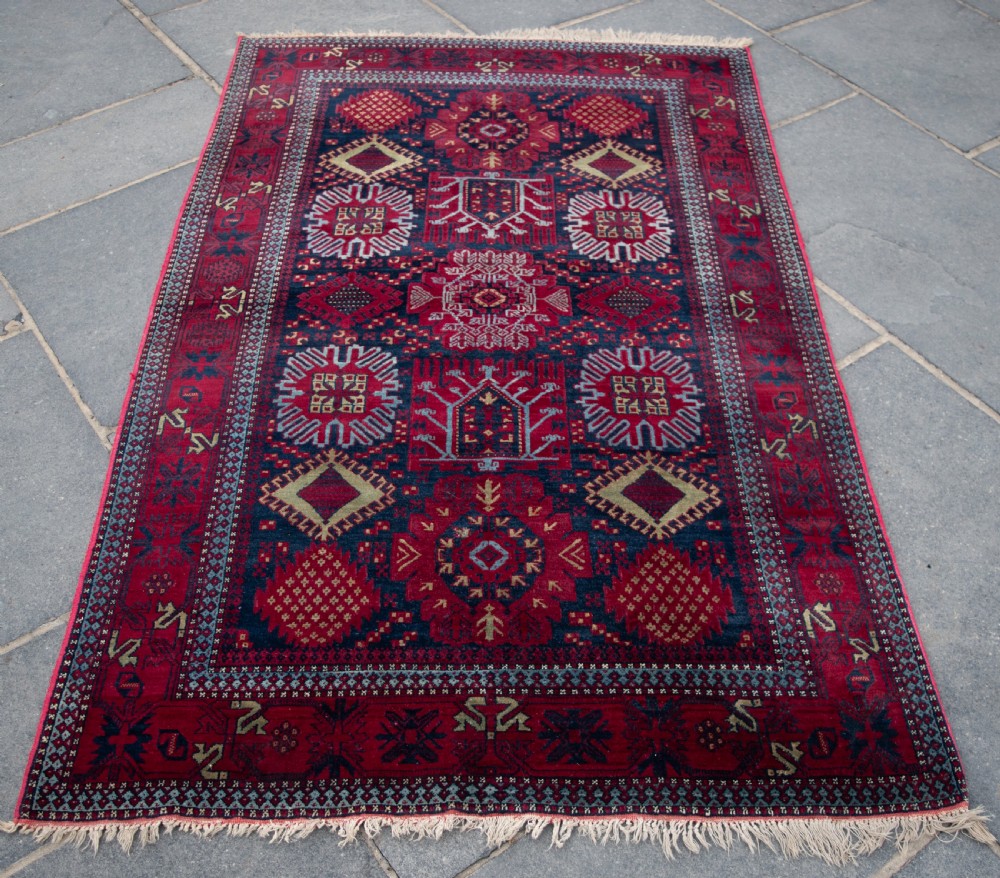 An antique Agra rug 193x122cm View IV