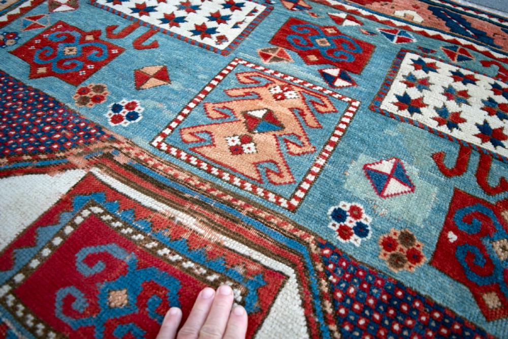 Early Karachopf Kazak rug 223x160cm View IV