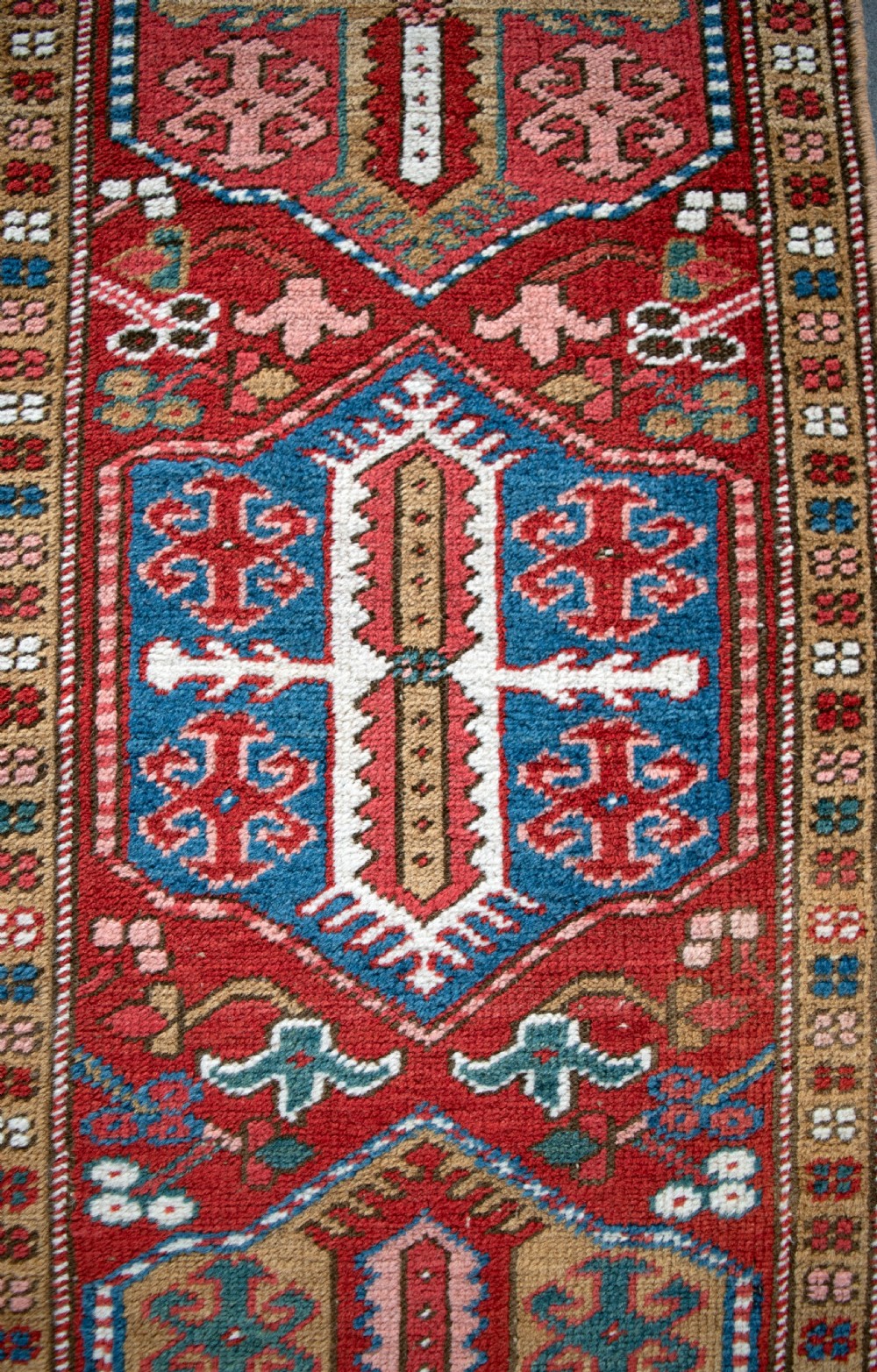 Very narrow Heriz runner 257x53cm View IV