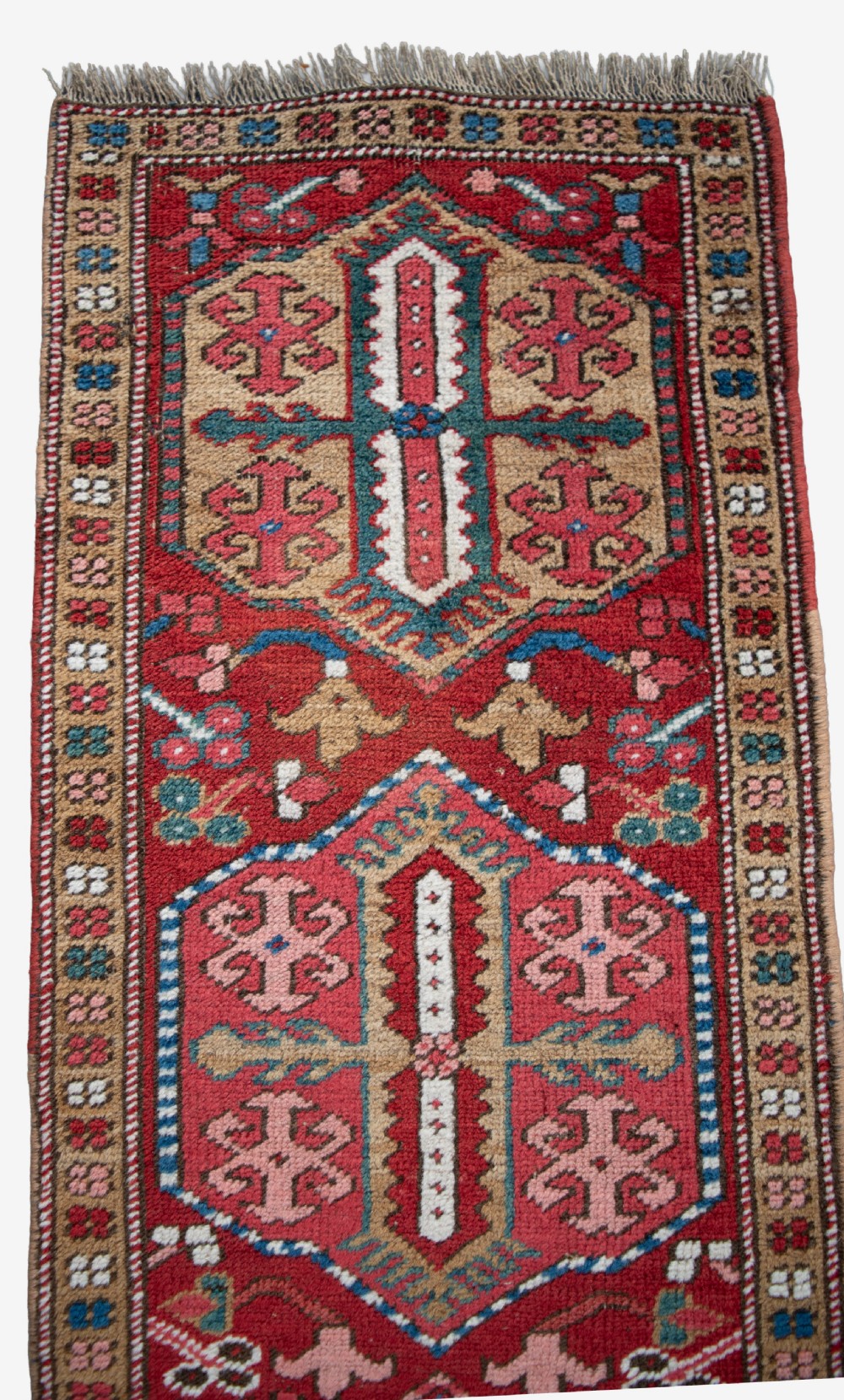 Very narrow Heriz runner 257x53cm View V