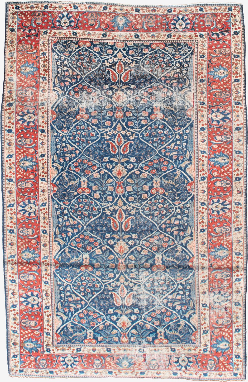 Large Tabriz country house carpet 550x325cm