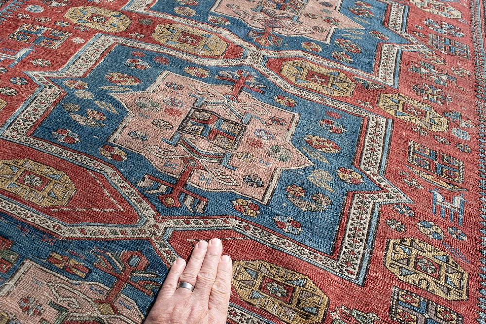 An Antique Kuba Sumak rug 189x143cm View III
