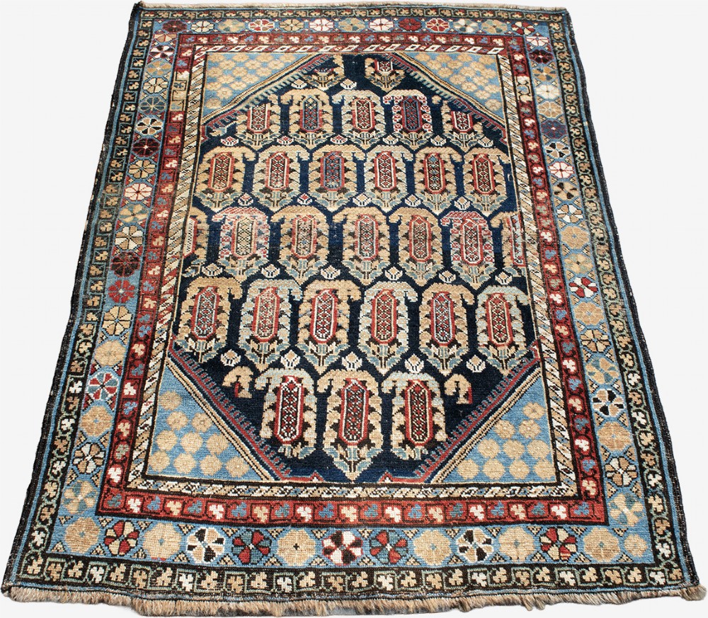 An antique Caucasian Khila rug 133x98cm View III