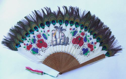 An Antique Cantonese Hand Painted Fan