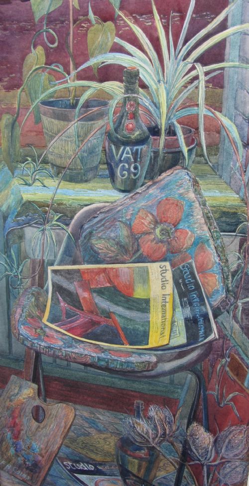 fig 1. Florence Blanche Cains, Watercolour Still Life