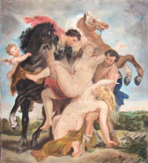 19th Century Pastel Drawing After Reubens
