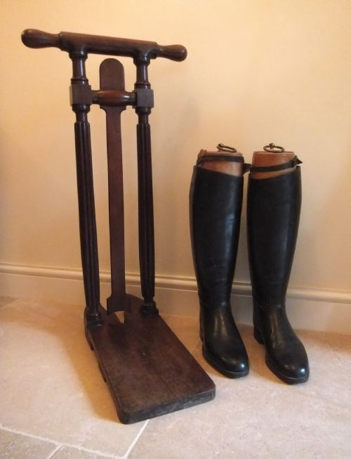 Regency Mahogany Boot Jack in the Style of Gillows