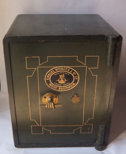 An Antique Safe by Samuel Withers & Co. Ltd. With Original Painted Decoration