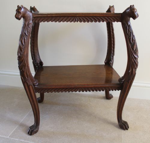 Anglo-indian Two Tier Side Table Circa 1900
