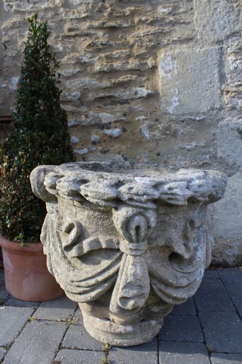 An 18th Century Carved Limestone Garden Urn, Possibly Ketton Stone