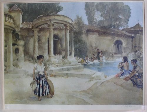 William Russell Flint, an Awkward Encounter, Signed Limited Edition Print, 1956