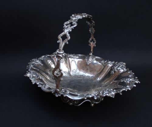 A Victorian Silver Plated Fruit Basket, Circa 1880