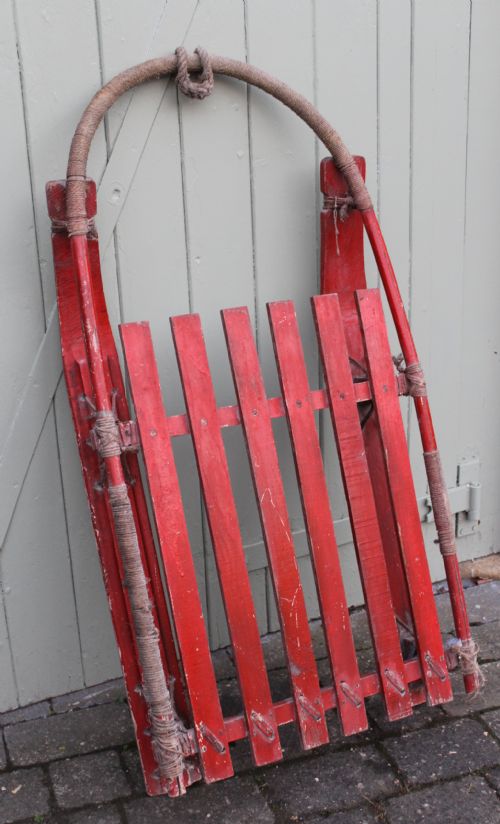 A Vintage Norwegian Pack Sledge