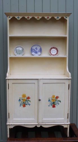 Miniatue Painted Pine Dresser for a Child's Playroom Circa 1930'S