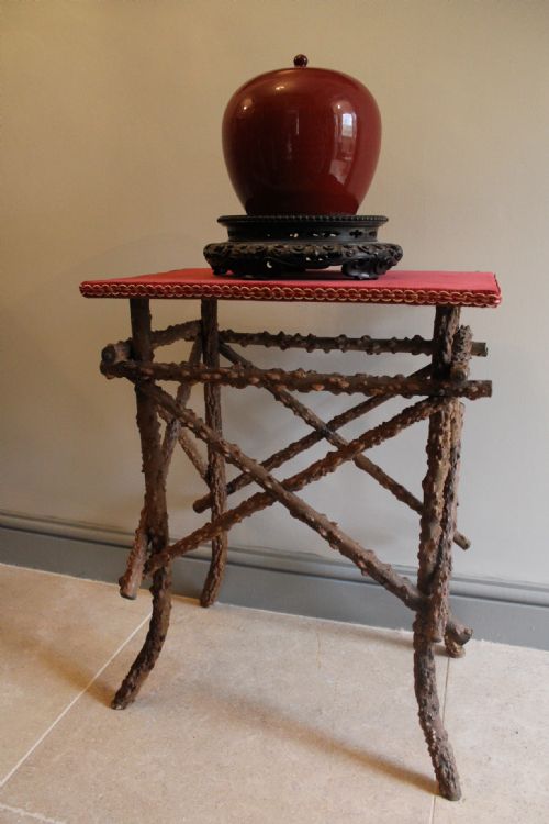A Victorian Winged or Cork Elm Occasional Table