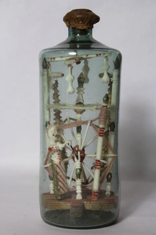 A Rare Napoleonic Prisoner of War Work Bottle, Circa 1810-1815