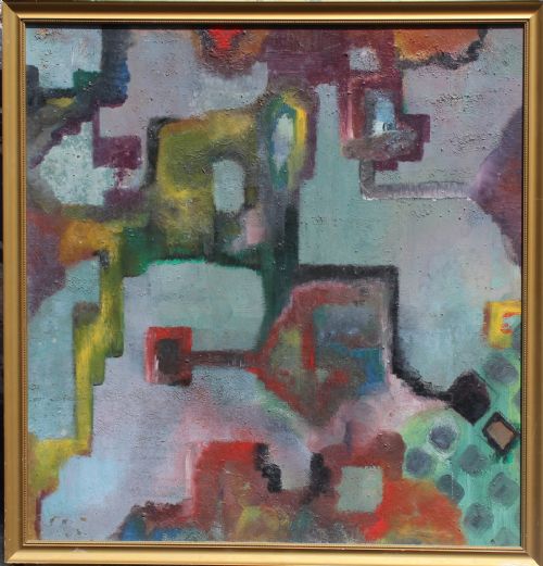 Abstract Oil on Board