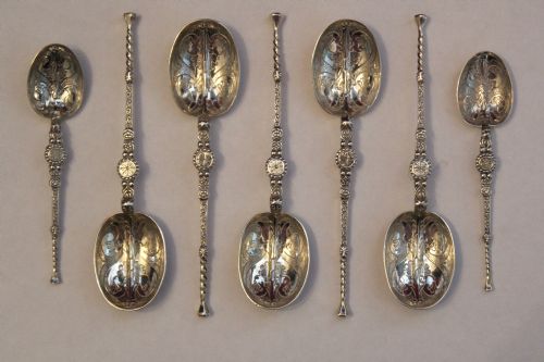 Silver Seal Top Tea & Coffee Spoons