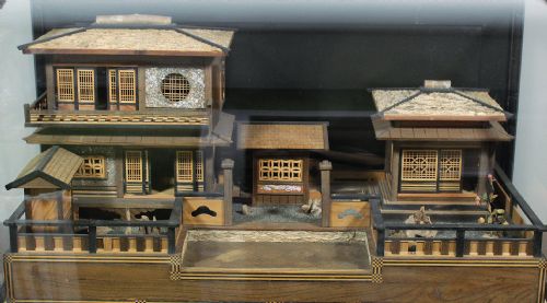 fig 1. Antique Japanese Scale Model of a Traditional House