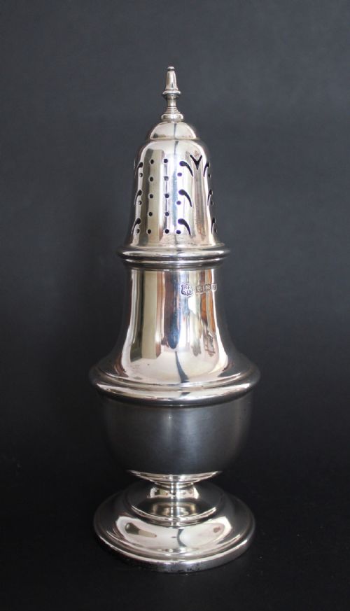 A Silver Sugar Caster