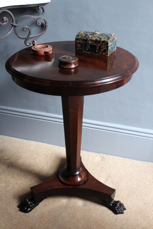 William IV Rosewood Occasional Table