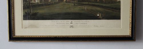 fig 1. After William Anslow, Hand Coloured Aquatint of Ely Cathedral