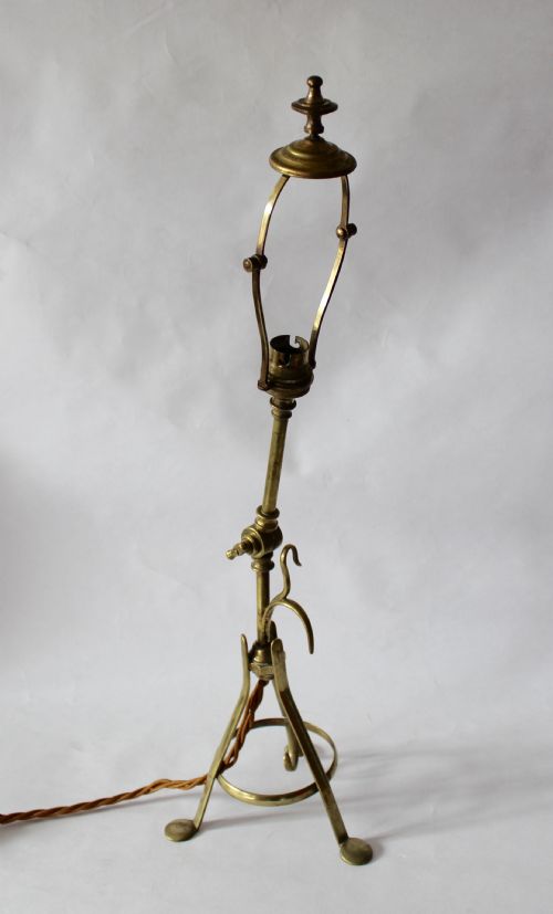 Antique Articulated Brass Pullman Lamp