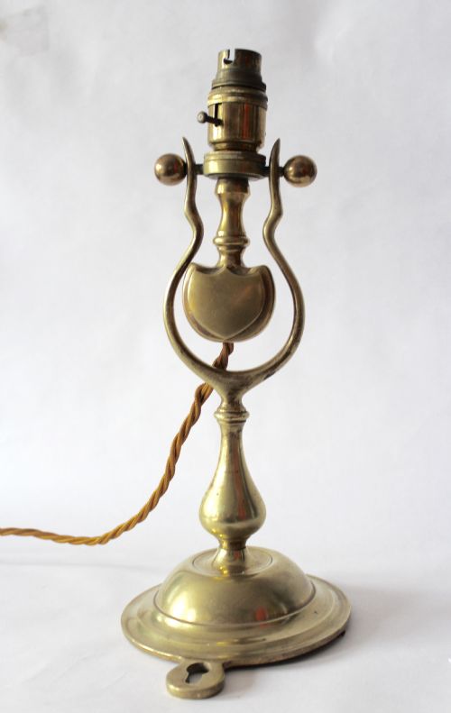 Brass Marine Gimbal Ship's Lamp