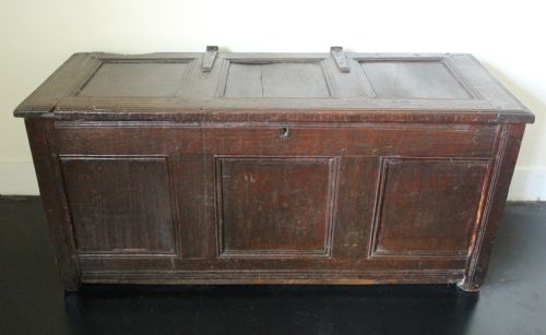 18th Century Oak Panel Coffer