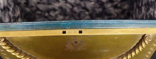 fig 2. Victorian Gilt Brass Dome Top Stationery Casket