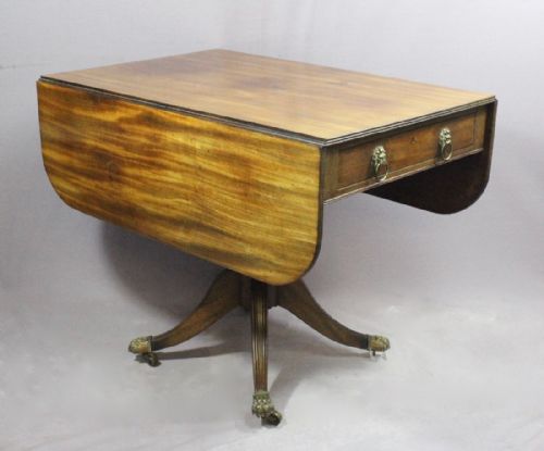 Regency Mahogany Pembroke Library / Supper Table