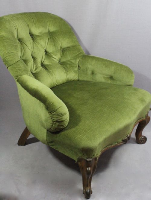 Victorian Button Back Armchair