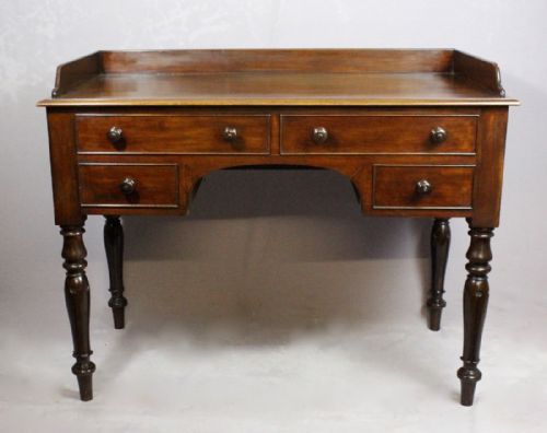 William IV Mahogany Desk / Washstand