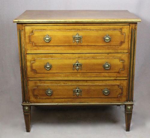 Italian Neo-classical Walnut Chest of Drawers Circa 1800