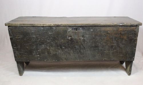 17th Century Oak Six Plank Coffer