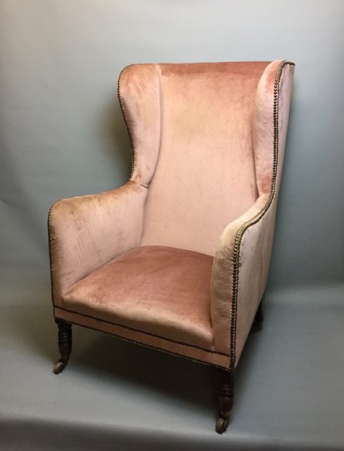Antique Wing Back Armchair