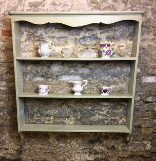 French Painted Pine Wall Shelves