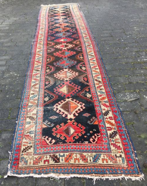 Caucasian Kazak Long Rug / Runner 4.5m Long