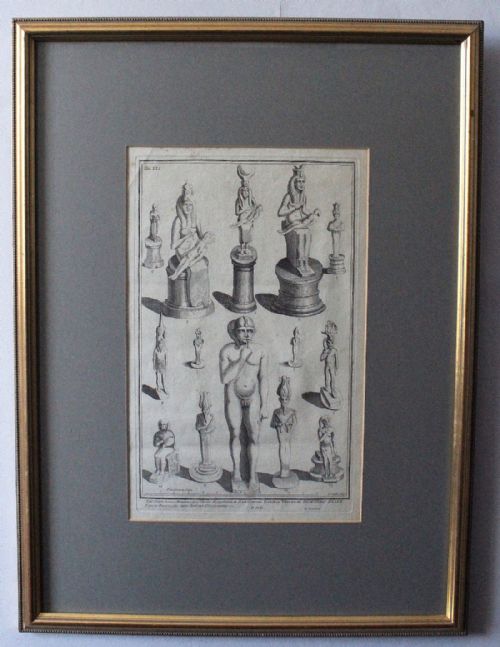 fig 1. John Smith after Alexander Gordon Engraving of Egyptian Ushabti Figures from the Collection of Sir Richard Ellis