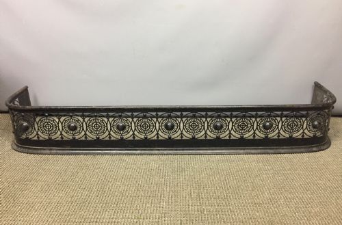 Regency Pierced Steel Fender Circa 1810