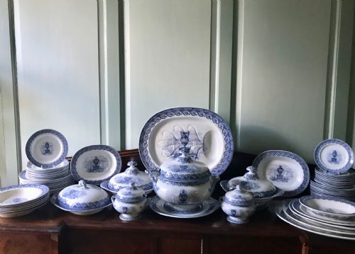 fig 1. Extensive Victorian Country House Dinner Service