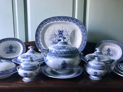 fig 2. Extensive Victorian Country House Dinner Service