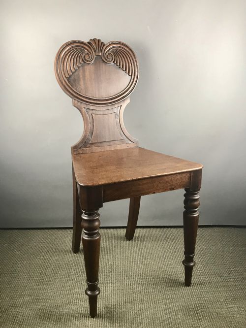 Regency Mahogany Hall Chair