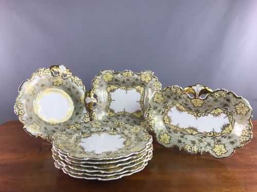 Davenport Porcelain Dessert Service Circa 1870