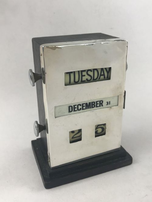 Silver Desk Calendar, Birmingham 1947