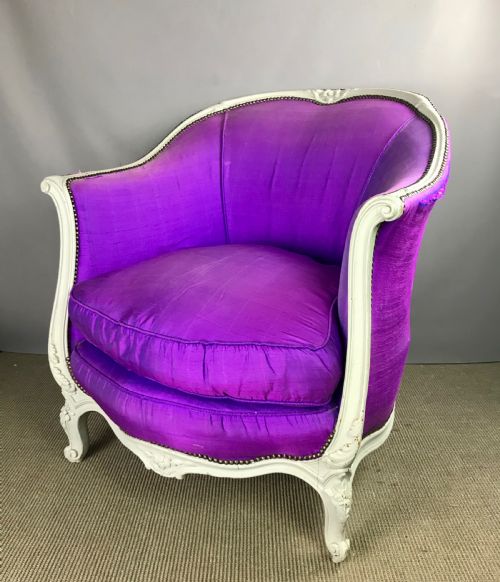 French Louis Xv Style Tub Armchair