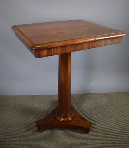 William IV Mahogany Tip Top Occasional Table