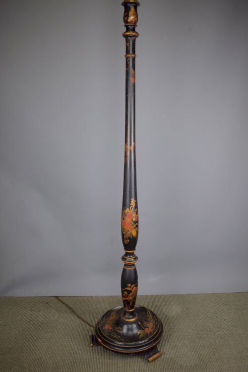 Chinoiserie Decorated Floor / Standard Lamp