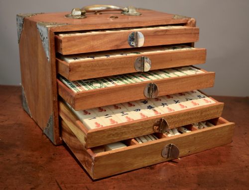Chinese Export Mahjong Set Circa 1930