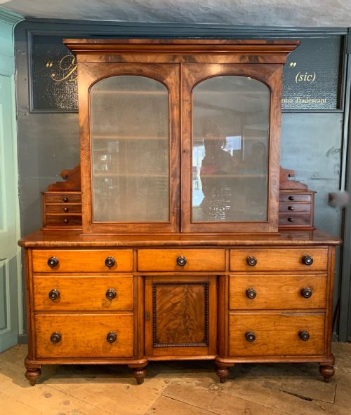 Victorian Mahogany Dresser Housekeepers Cabinet